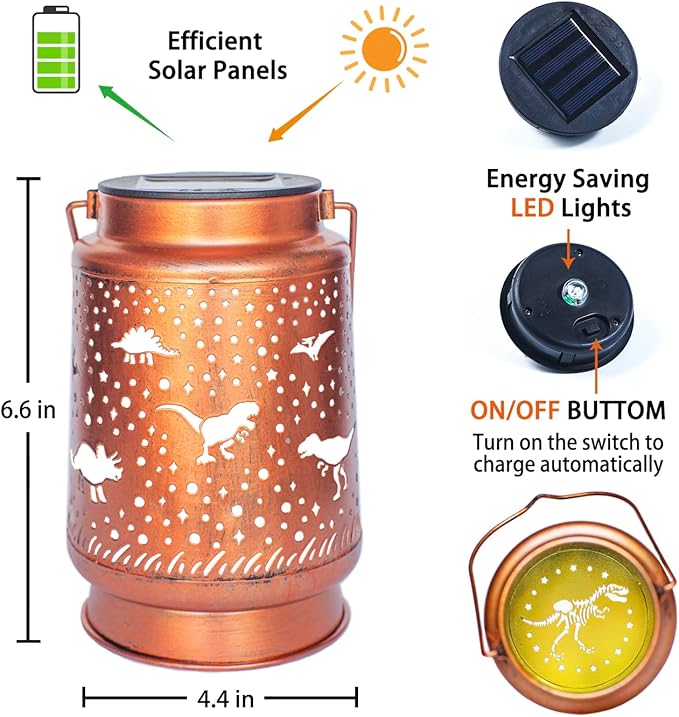 Courtyard Solar Lanterns, Waterproof LED Yard Lights