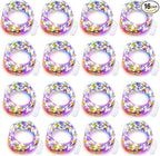 16-Pack 30 LED Christmas Twinkle Lights, 10ft Waterproof for Porch