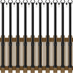 Heavy-Duty String Light Poles 10-Pack, 5ft Backyard