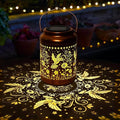 Hummingbird Solar Hanging Lanterns, Rustic Backyard Decor