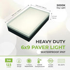 Flat Solar Driveway Lights, Waterproof LED