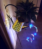 2-Pack Solar Watering Can Fairy Lights, LED