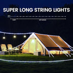 Portable Camping Lights 66ft, Rechargeable -Mode