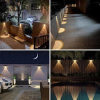 Sleek Solar Stair Lights 8-Pack, LED