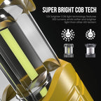 4-Pack Courtyard Solar Lanterns, Waterproof LED Porch Lights