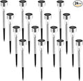 Cold White Solar Pathway Lights 24-Pack, Walkway LED