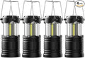 4-Pack Garden Solar Outdoor Lanterns, Metal Waterproof LED