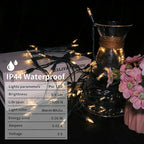 Christmas Porch String Lights, 50 LED Waterproof