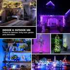 39ft Christmas LED String Lights, Waterproof Timer Lights
