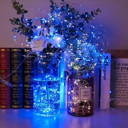 Christmas Backyard String Lights, 16ft 50 LED Waterproof