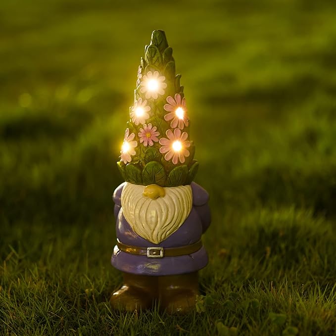 Solar Gnome Statue Light, Yard Decor