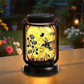 Hummingbird Solar Hanging Lanterns, Metal Garden Decor