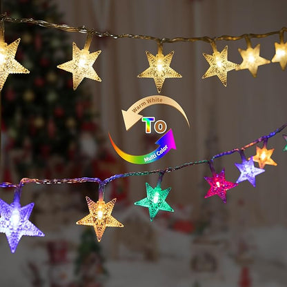 33ft Warm White String Lights for Backyard, Waterproof LED