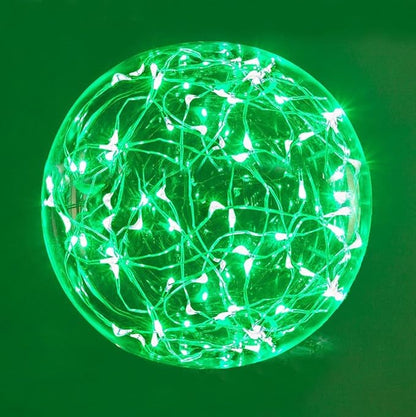 10 Pack Green Fairy Lights 9.8' 30 LED Mini String Lights for Crafts, Christmas, Wedding, St Patrick's Day, Party, Costume Decoration