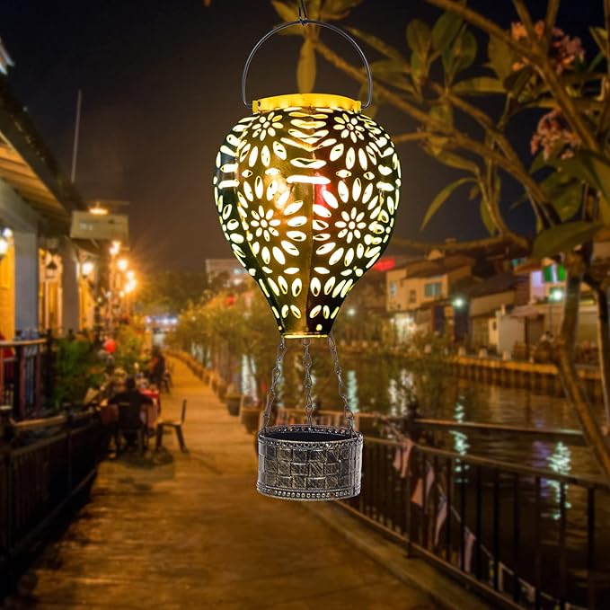 Backyard Solar Lanterns, Waterproof LED Backyard Lights