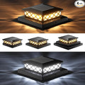 4-Pack Upgraded Solar Post Cap Lights for Fence, LED