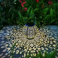Rustic Backyard Solar Lanterns for Porch, Waterproof LED