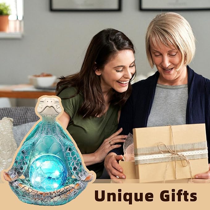 Turtle Solar Lawn Figurine Light, Waterproof