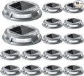 Solar Fence Lights 16-Pack, Waterproof LED