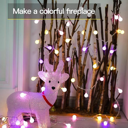 Christmas String Lights, 100 LED Waterproof Twinkle Lights