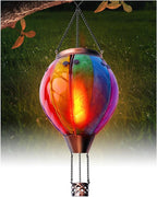 Charming Backyard Solar Lanterns for Porch, Waterproof LED