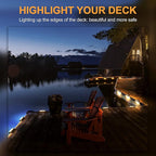16-Pack Solar Patio Step Lights, Warm White Waterproof