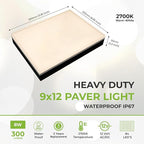 Solar Pathway Lights, IP67 Waterproof LED Garden Lights