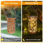 Sunflower Solar Lanterns, Waterproof LED Patio Lights