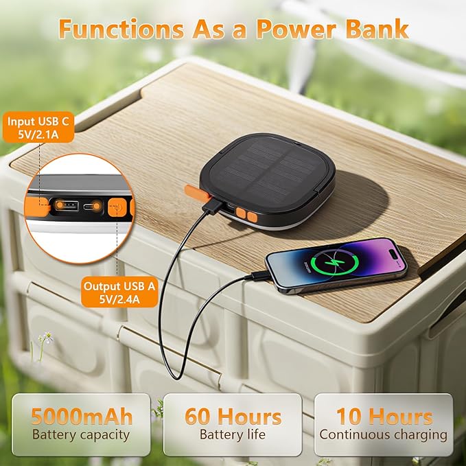 Portable Rechargeable Lantern, Emergency LED