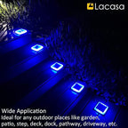 Solar Dock Lights 4-Pack, Waterproof LED