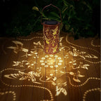 Hummingbird Solar Porch Lanterns, Elegant Waterproof LED