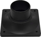 Black Solar Deck Post Lights, Outdoor LED Caps
