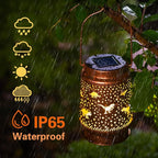 Courtyard Solar Lanterns, Waterproof LED Yard Lights