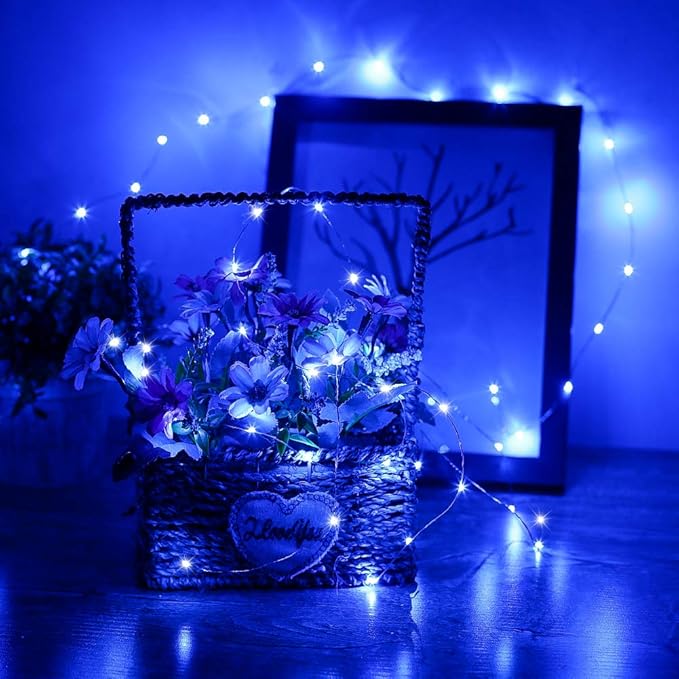 6-Pack Christmas String Lights, 3ft Waterproof Twinkle Lights