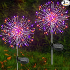 Solar Pathway Lights 2-Pack, Driveway LED