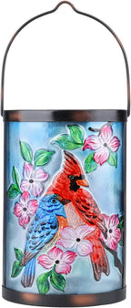 Cardinal Solar Hanging Lanterns, Classic Outdoor Decor