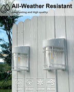 8-Pack Solar Pathway Lights, Waterproof LED Walkway Lights