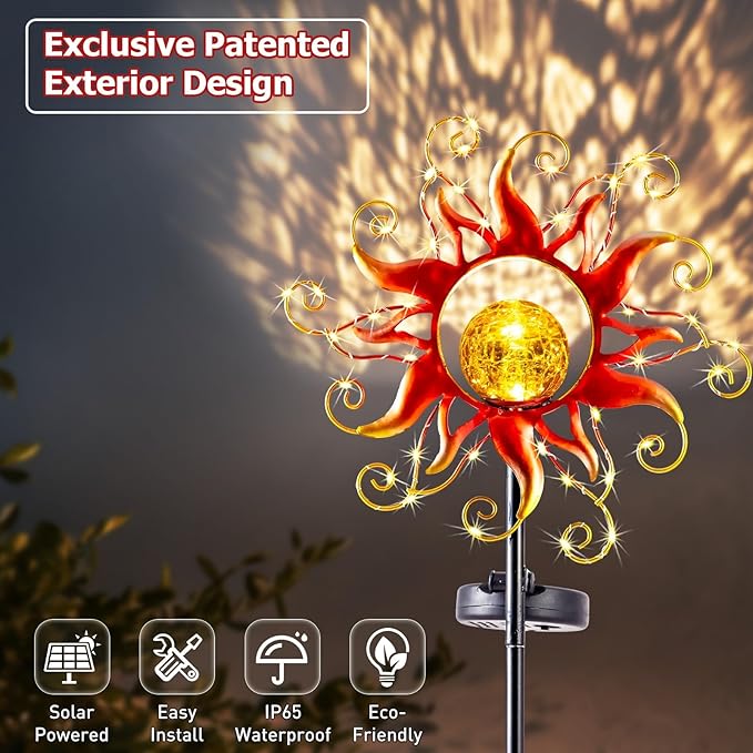 Solar Driveway Path Lights, Waterproof