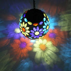 Flower Solar Lanterns, Waterproof LED Patio Lights