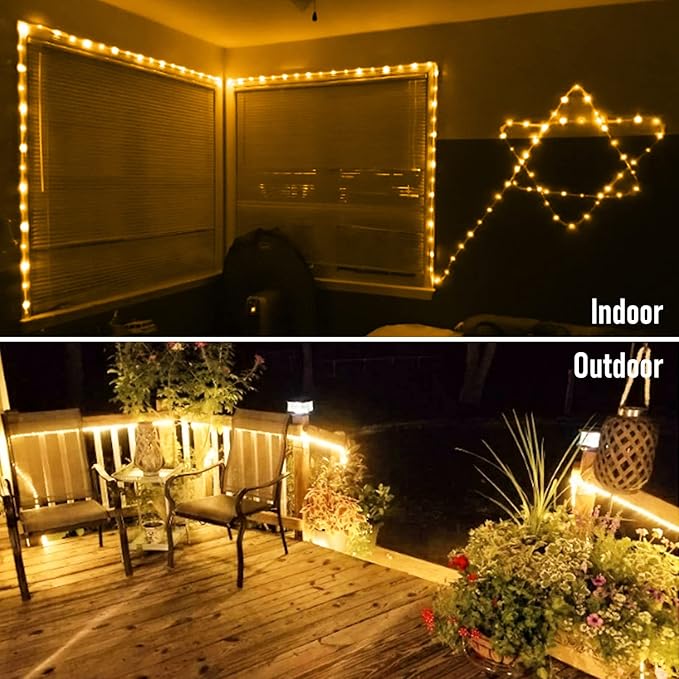 66ft LED Rope Lights, Remote Control Color-Changing
