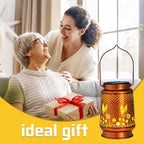 Hummingbird Solar Lantern Set 2-Pack, Classic Patio Lighting