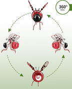 Ladybug Solar Lawn Figurine Light, Waterproof