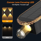 Solar Patio Lights 4-Pack, LED