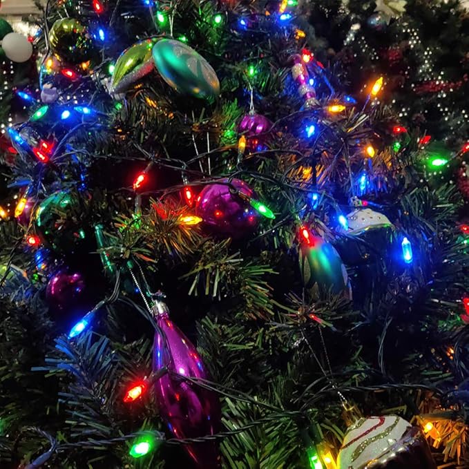 Christmas String Lights, 18ft Waterproof Twinkle Lights
