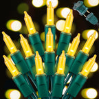Christmas Twinkle Lights, 20ft Waterproof for Backyard