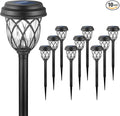 Solar Pathway Lights 10-Pack, Driveway LED