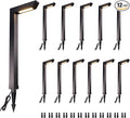 12-Pack Solar Pathway Lights, Waterproof LED Walkway Lights