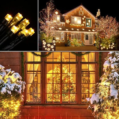 Christmas String Lights, 72ft 200 LED Waterproof Twinkle Lights