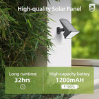 Solar Landscape Spotlights 6-Pack, LED