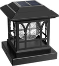 Solar Post Cap Lights, 2-Mode Warm White Waterproof